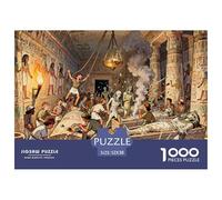 Ancient Egyptian Tomb Exploration Wooden Jigsaw Puzzle Waterproof 1000 Piece Puzzles for Adults Impossible Home Decoration