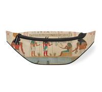Ancient Egyptian Waist Bag Pack for Women Men Kids Girls Boys Fanny Pack Bumbags Pouch Purses Belt Bag for Travel Sport Running