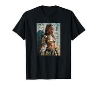 Ancient Egyptian Warrior Queen Tribal Dreadlocks Art T-Shirt