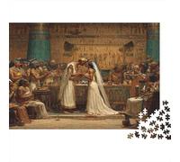 Ancient Egyptian Wedding Ceremony Jigsaw Puzzles for Adults And Kids. 1000 Pieces Whimsical Challenge Toy Educational Game Home Decor 38x26cm/1000pcs