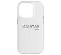 Ancient Epic Greek - Hesiod Quote On Zeus - Mythology Case for iPhone 14 Pro