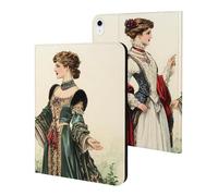 Ancient European Victorian Era Royal Court Lady Funny Tablet Case Compatible with iPad 10代 (10.9in) Personality Protective Cover