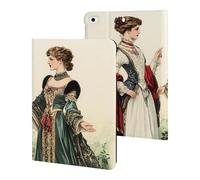 Ancient European Victorian Era Royal Court Lady Funny Tablet Case Compatible with ipad Mini 1/2/3/4/5 (7.9in) Personality Protective Cover
