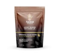 Ancient Extracts Ceremonial Cacao Chunks, 100% Raw Peruvian Criollo Beans, High-Vibe Drinking Chocolate, Fair Trade - 100g