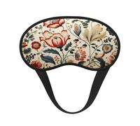Ancient Floral Patterns Ultimate Eye Mask for Sleeping, Soft and Comfortable Eye Mask, Relaxing Zero Pressure Night Blindfold.