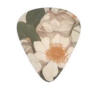 Ancient flowers Durable guitar picks - three thicknesses of thin, medium and thick are available, suitable for guitar, bass, electric guitar and ukulele