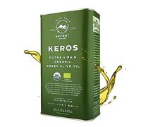 Ancient Foods BIO, Kerós Organic Olive Oil, Cold Pressed, Greek Extra Virgin Olive Oil, Highly Phenolic, 1000 Year Old Trees, Traditional Hand Harvest, 3l canister (3 litres)
