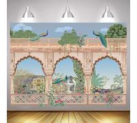 Ancient Garden Backdrop Palace Taj Mahal Rajasthani Wedding Background Party Decor