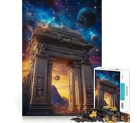 Ancient Gateway to Stars Jigsaw Puzzle 1000 Piece Mental Exercise Fun Seamless Fit Precise Pieces Engaging Way to Pass Free Hours (50x75cm)