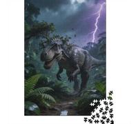 Ancient Giant Beasts 1000 Piece Jigsaw Puzzle Premium Paper Best Jigsaw Puzzles Tyrannosaurus Rex Adult Puzzles Home Decor Mindfulness Puzzle 52x38cm/1000pcs
