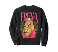 Ancient Goddess Freya Bubblegum 80s 90s Norse Mythology Sweatshirt
