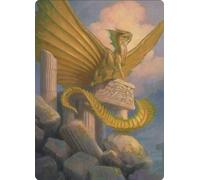 Ancient Gold Dragon Art Card (#5) | Commander Legends: Battle for Baldur's Gate