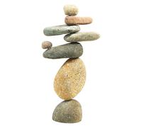 Ancient Graffiti Eight-Stone Balancing Cairn - Indoor/Outdoor Garden Decoration