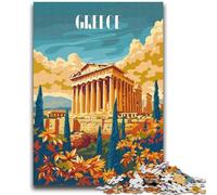 Ancient Greece Glory Puzzles for Adults Teens 1000pc Puzzle,Help The Brain Exercise Addictive Toys to Cultivate Patience Parent-child Interaction (50x75cm)