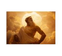 Ancient Greece Mythology Zeus Canvas Poster Wall Art Decor Print Picture Paintings for Living Room Bedroom Decoration 12x18inch(30x45cm)