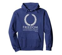 Ancient Greek Athenian Democracy Pericles Quote On Freedom Pullover Hoodie