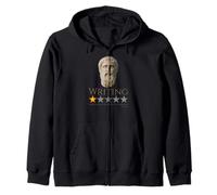 Ancient Greek Athenian Philosophy Meme - Plato - Writing Zip Hoodie