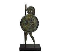 Ancient Greek Bronze Warrior Figurine - Homer iliad Trojan War - Museum Replica