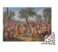 Ancient Greek Dionysian Festival, People Played Music And Danced Jigsaw Puzzles. 1000pcs (75x50cm) Whimsical Challenge Toy for Educational Games Gifts