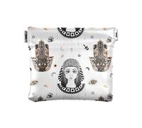 Ancient Greek Faces Mystery PU Leather Change Purse Unique Cosmetic Bags for Purse for Women Girls, Ancient Greek faces mystery, One Size, Fashion