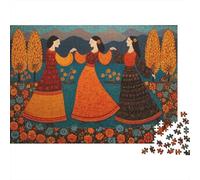 Ancient Greek Goddesses Dancing Gracefully 70x50cm/1000pcs Erwachsenenpuzzle - Erwachsenenpuzzle DIY-Puzzlespielzeug