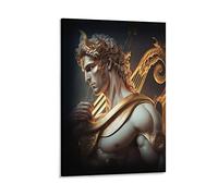 Ancient Greek Gods Posters Apollo God of Music Poetry Wall Art Poster Prints Home Decor Picture Canvas Painting Posters 12x18inch(30x45cm)