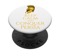 Ancient Greek History - Keep Calm And Conquer Persia PopSockets Adhesive PopGrip