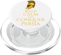 Ancient Greek History - Keep Calm And Conquer Persia PopSockets PopGrip for MagSafe