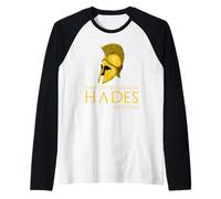 Ancient Greek History - Tonight We Dine in Hades - Leonidas Raglan Baseball Tee