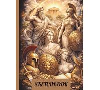 Ancient Greek-Inspired Art for Drawing & Creativity Sketchbook: 8.25 x 11 Inch Blank Sketchbook with Classical Sculptures, Mythological Symbols, and a Timeless Greco-Antique Aesthetic