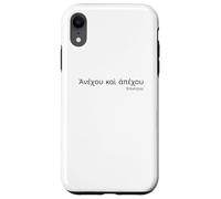 Ancient Greek Koine Language - Epictetus Philosophy Quote Case for iPhone XR