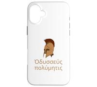 Ancient Greek Language - Odysseus Polymetis - The Odyssey Case for iPhone 16 Plus