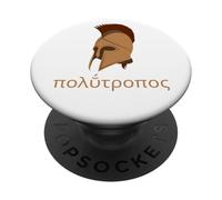 Ancient Greek Language - Polutropos - Odysseus Mythology PopSockets Adhesive PopGrip