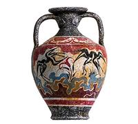 Ancient Greek Minoan Amphora Spring Handmade Ceramic Pottery Vase Medium