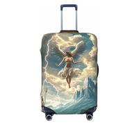 Ancient Greek Mythological Gods and Heroes Elastic Travel Luggage Cover Suitcase Protector, Print Suitcase Baggage Cover Anti-Scratch