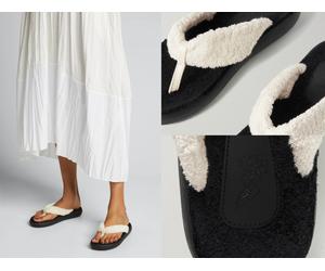 Ancient Greek Sandals Charisma Leather Terry Cozy Thong Sandals Shoes 42