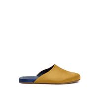 Ancient Greek Sandals The Slipper Satin Mules - Yellow - 36 (IT36/ UK3)