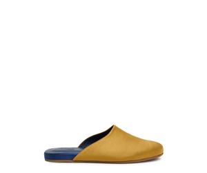 Ancient Greek Sandals The Slipper Satin Mules - Yellow - 36 (IT36/ UK3)