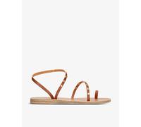 Ancient Greek Sandals Womens Ancient Greek Sandals Eleftheria Bee Studded Leather Sandals Rust Eur 36 / 3 UK Women