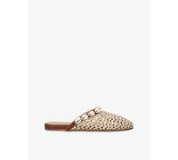 Ancient Greek Sandals Womens Ancient Greek Sandals The Slipper Shells Raffia Mules Beige Comb Eur 35 / 2 UK Women