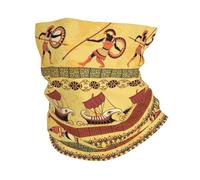 Ancient Greek Ships Warrior Vintage Hair Band 26X30Cm Windproof Balaclava Washable Half Face Scarf For Running Skiing Tennis