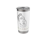Ancient Greek Statue Gr od Greece in Greek Language Stainless Steel Insulated Tumbler