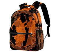 Ancient Greek Style Apollo and Artemis Backpack Students Shoulder Bags Travel Bag College School Tote Backpacks