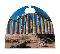 Ancient Greek Temple in Poseidon Cute Halloween Cape