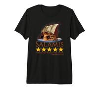 Ancient Greek Trireme - Battle of Salamis - History Meme Premium T-Shirt