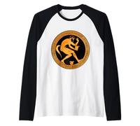 Ancient Greek Vase Painting Raglan Baseball Tee