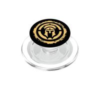 Ancient Greek Warrior Helmet Hellenistic God Ares Sparta PopSockets PopGrip for MagSafe