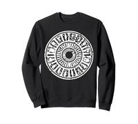 Ancient Greek Warrior Round Shield Myth Symbol Mandala Sweatshirt