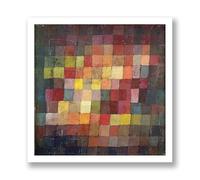 Ancient Harmony Abstract by Paul Klee - Wall Art Print - Rolled Unframed Photo Poster Wall Art (12 x 12 inch / 30cm x 30 cm)