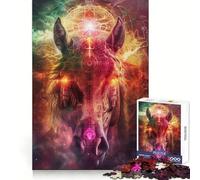 Ancient Horse Ritual 1000 Pieces Jigsaw Puzzles for Adults Strategic Think Pleasant Downtime Clean Cut Winter Gift (38x52cm)